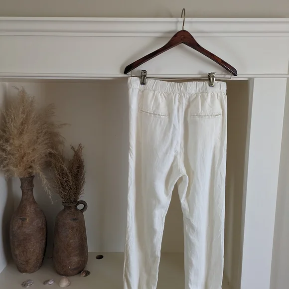 White Roxy Pants - Picture 3 of 5